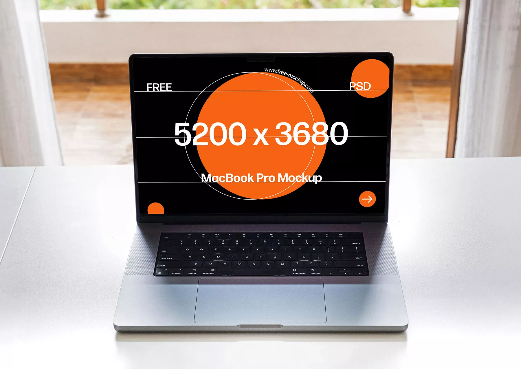 MacBook Pro Free PSD Mockup