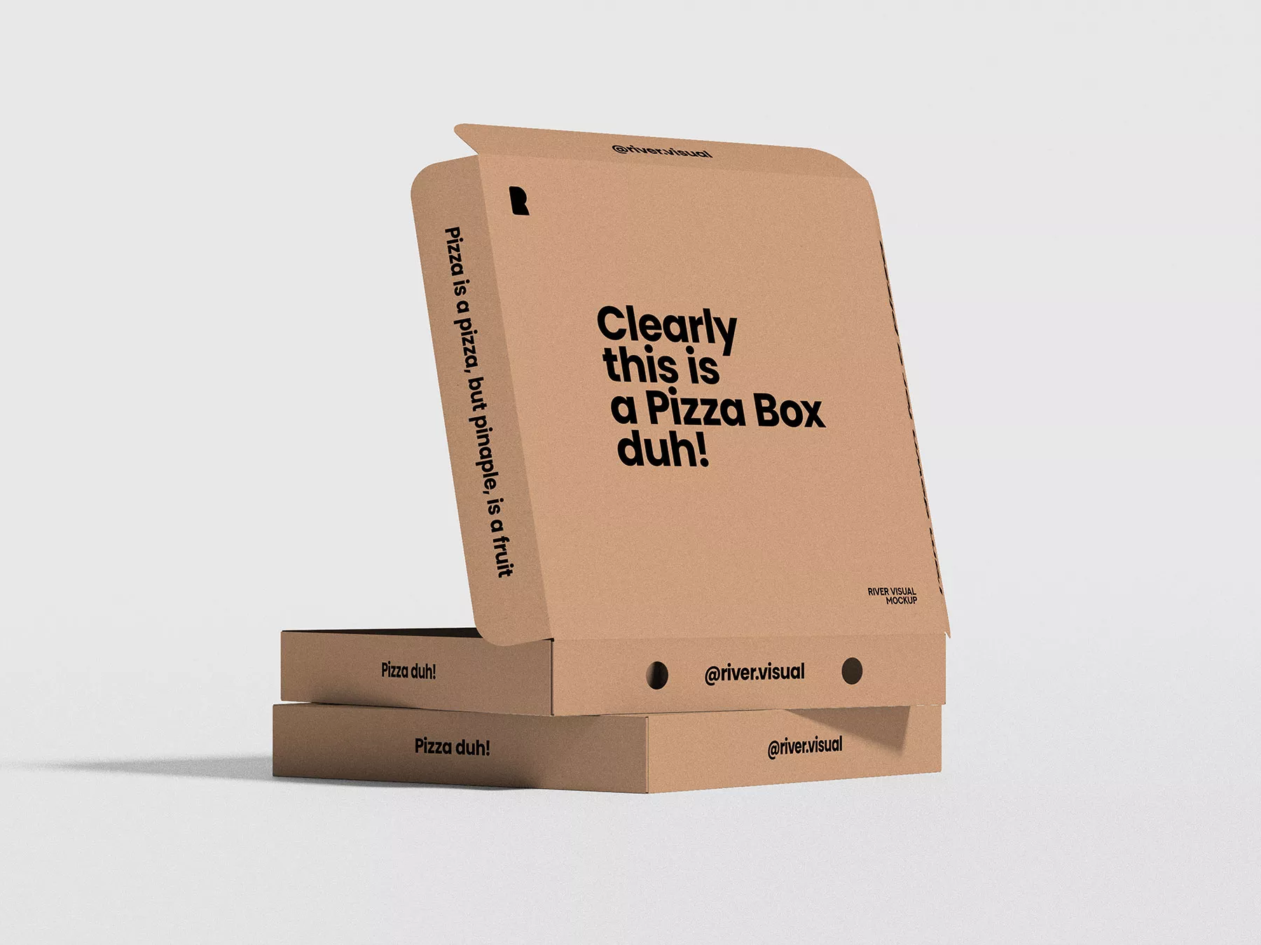 Pizza Box Free Mockups