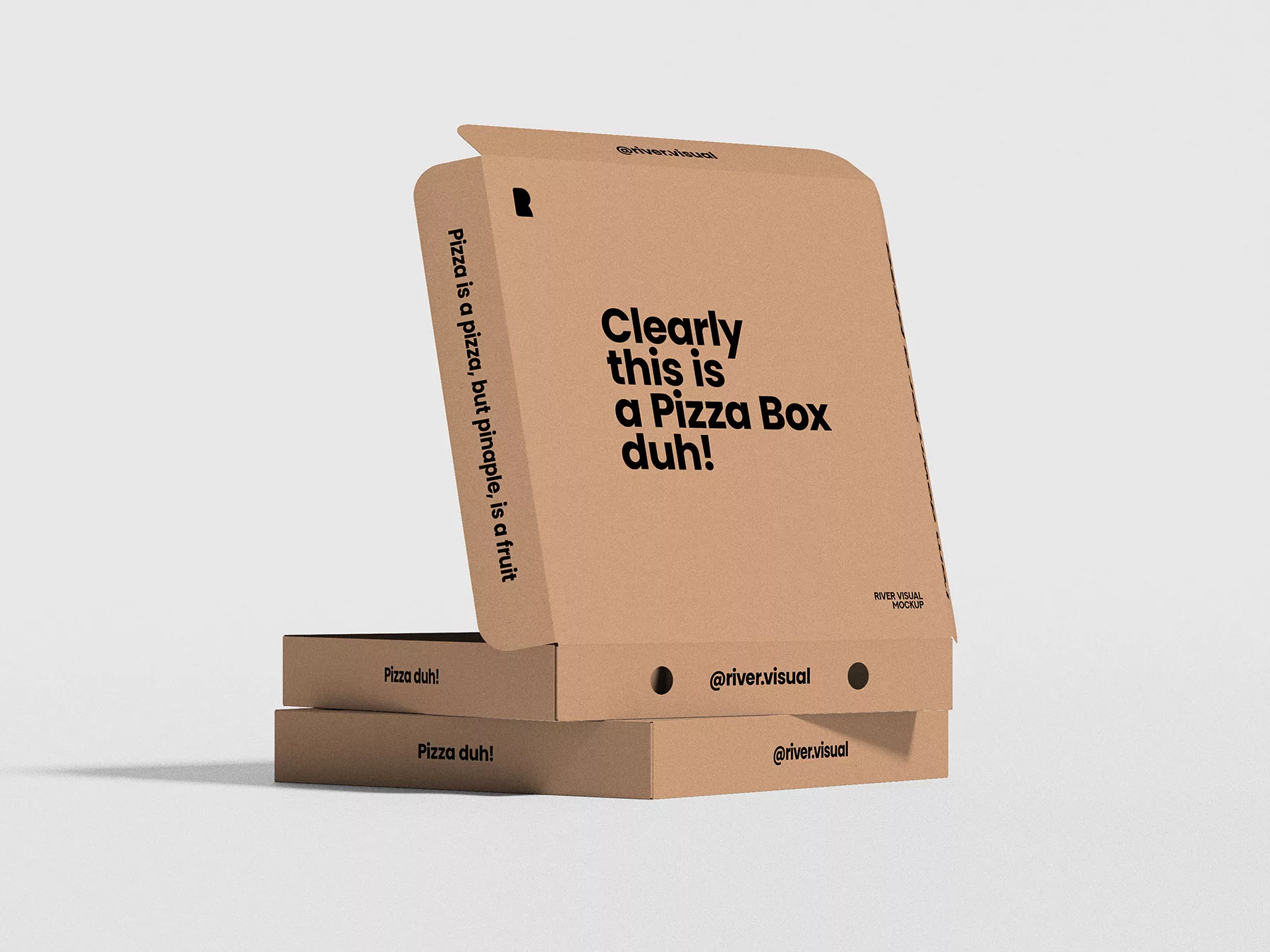 Pizza Box Free Mockups
