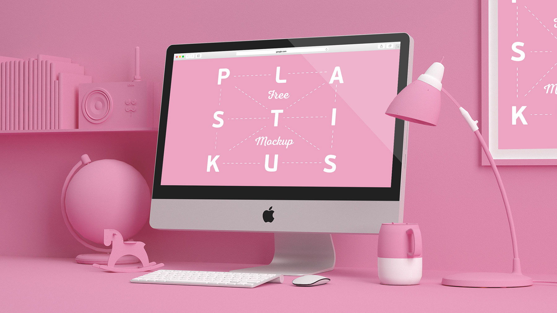Stylized Apple Devices Free Mockups