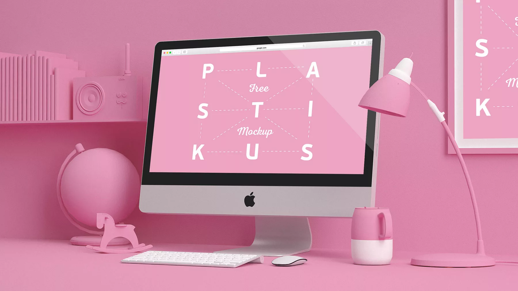 Stylized Apple Devices Free Mockups