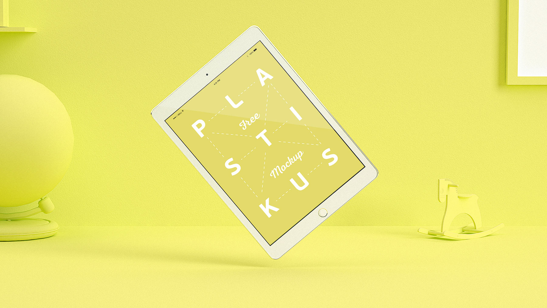 Stylized Apple Devices Free Mockups