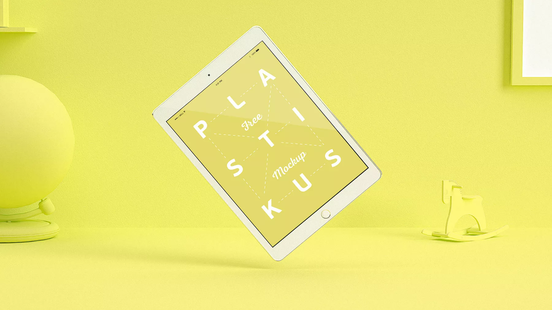 Stylized Apple Devices Free Mockups