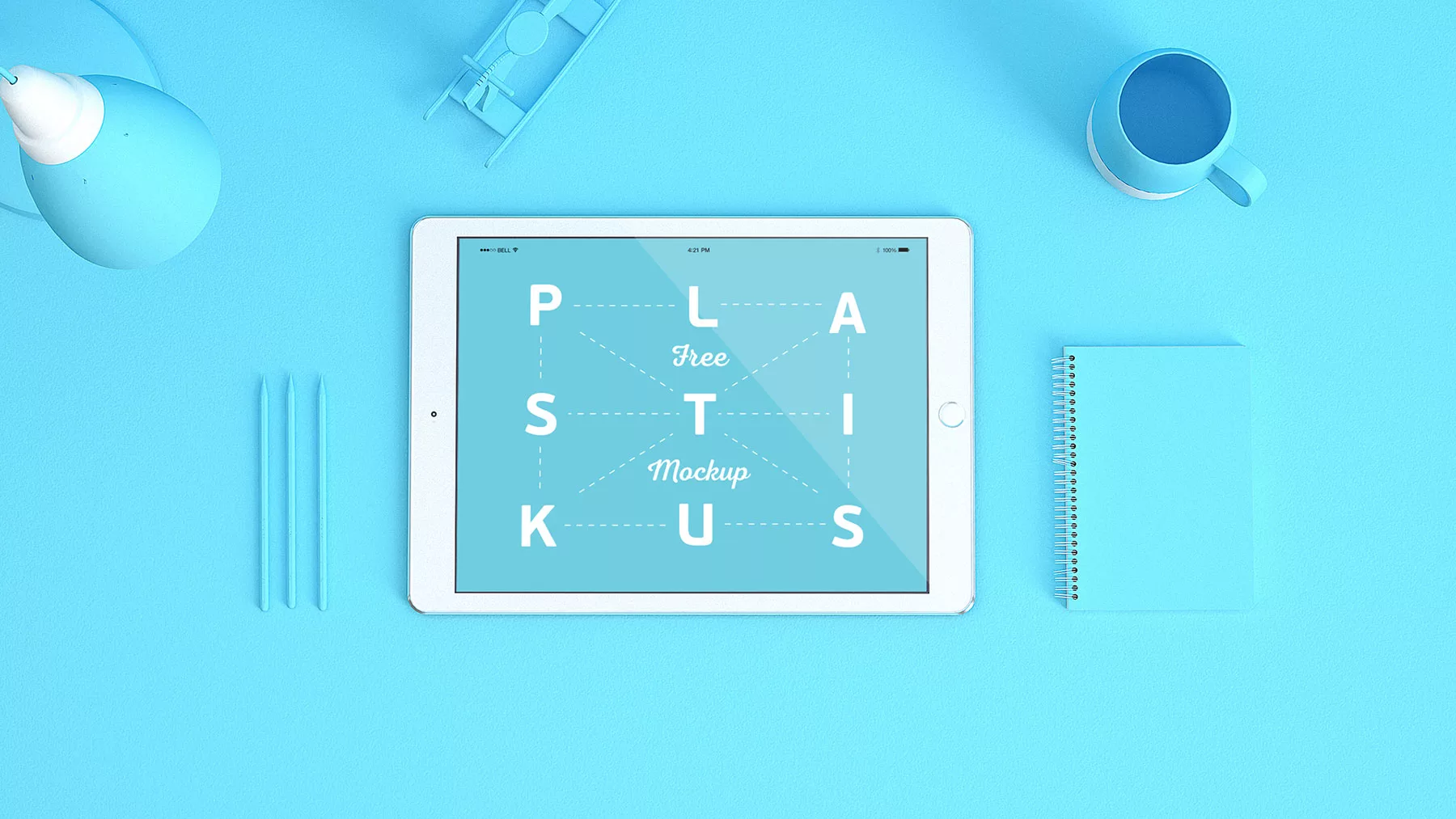 Stylized Apple Devices Free Mockups