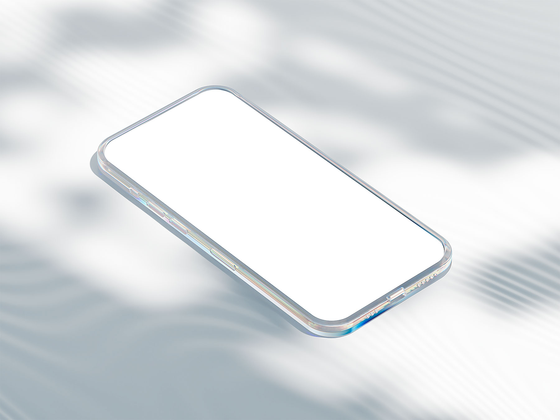 Stylized Glass Phone Mockup (PSD & Figma)