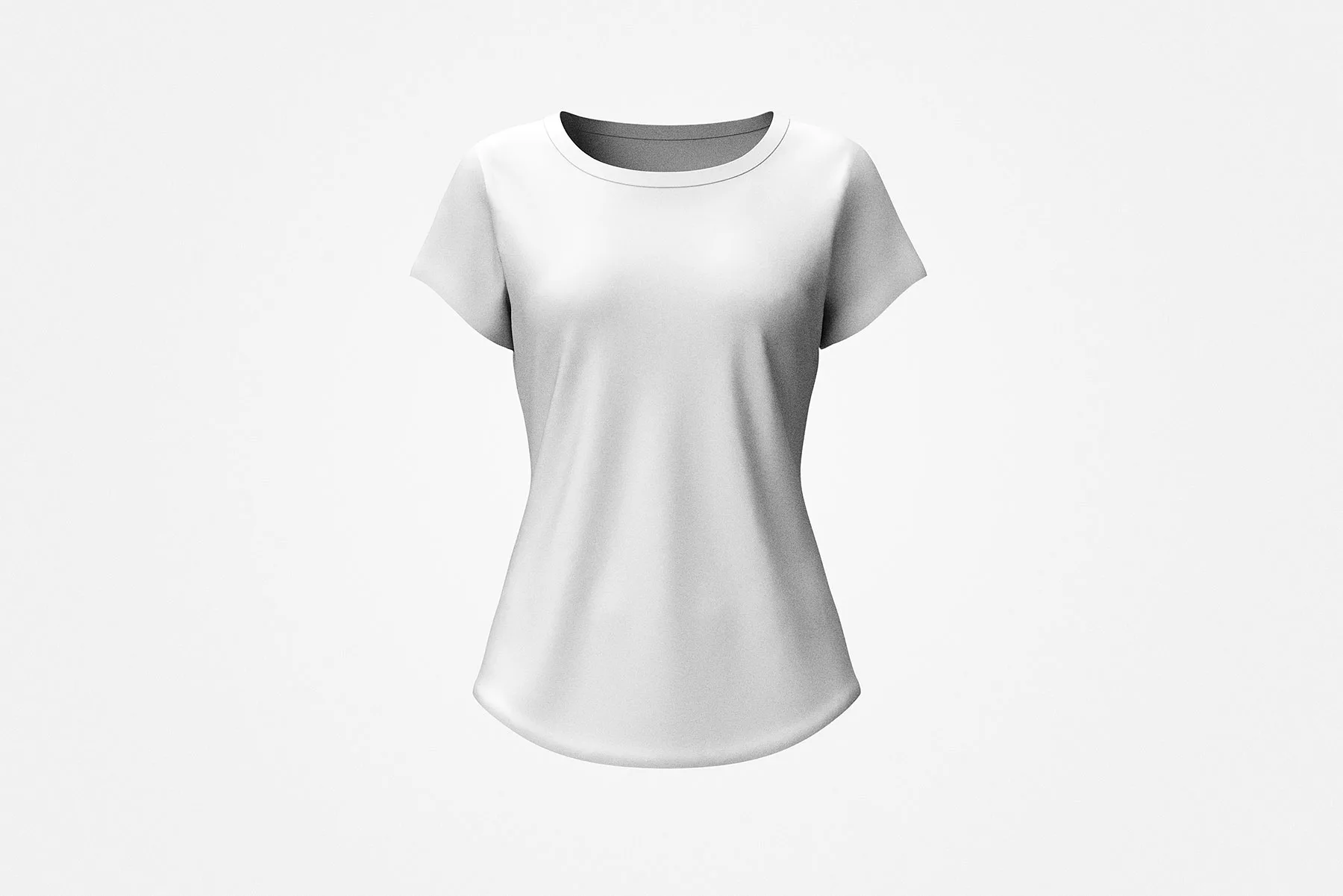 Woman T-Shirt Mockup