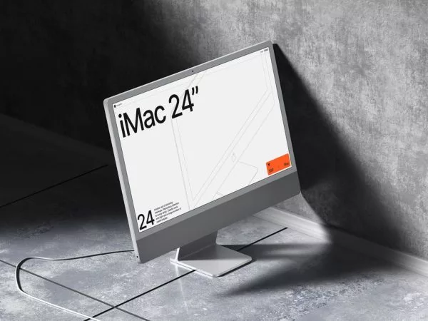 iMac Mockup (PSD, Figma, Sketch)