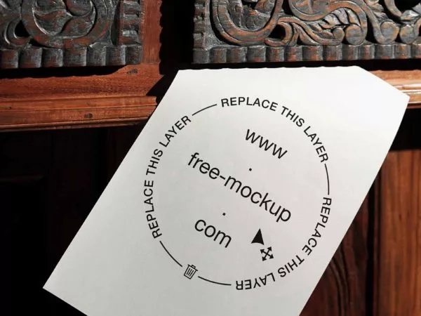 A4 Paper/Poster Mockup