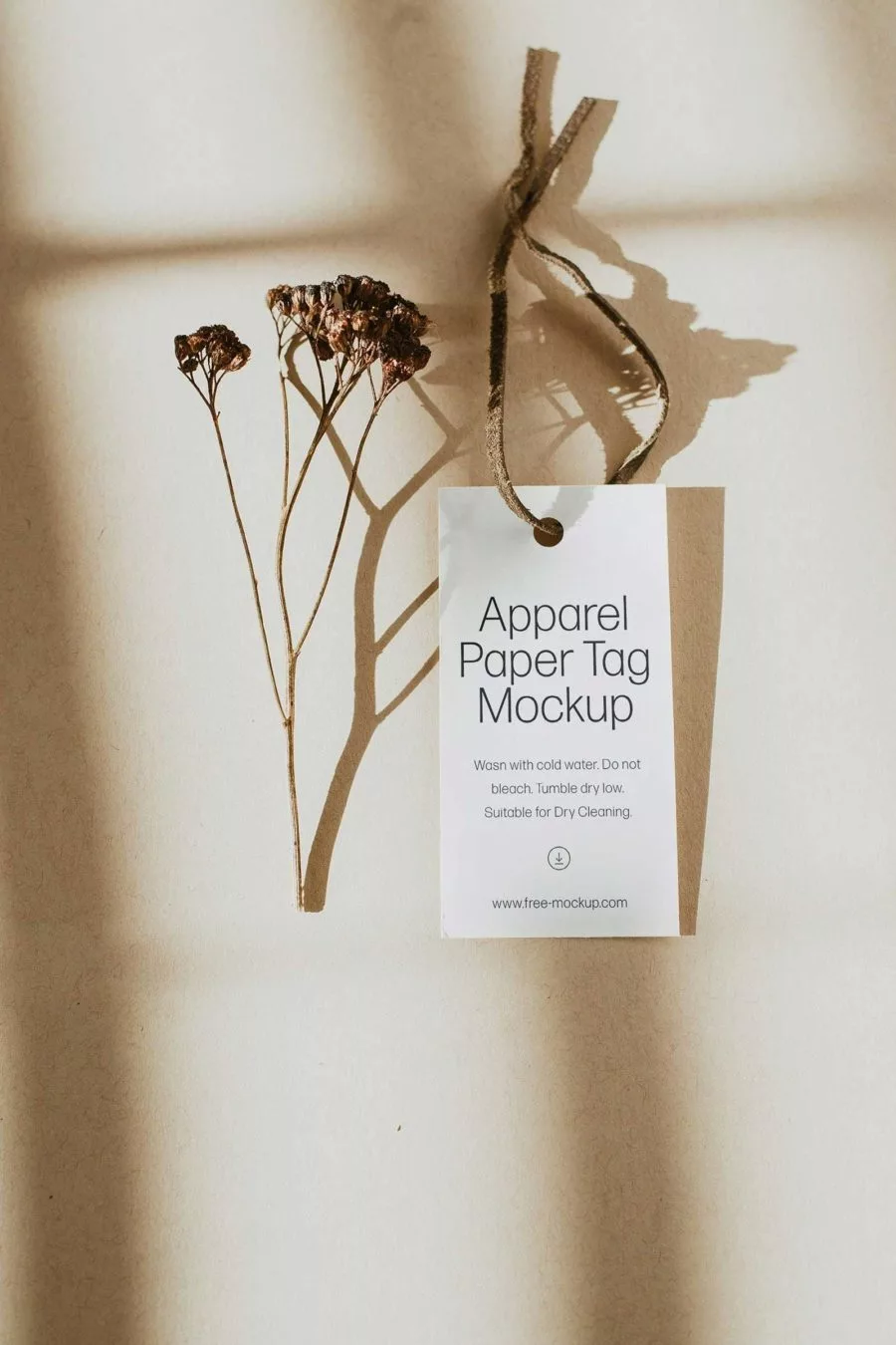 Apparel Paper Tag Mockup