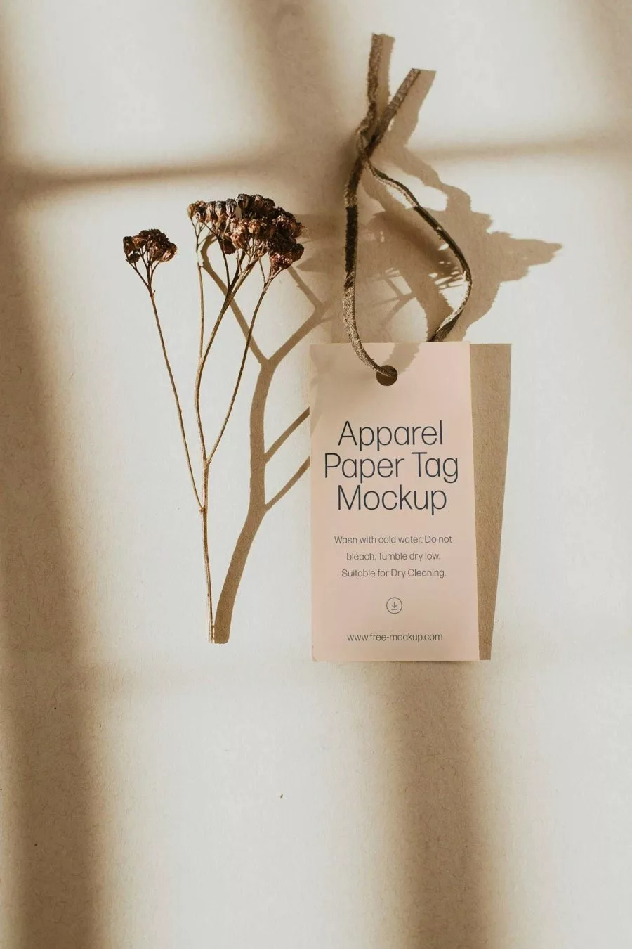 Apparel Paper Tag Mockup