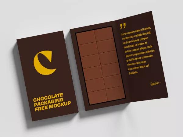 Chocolate Packaging Mockup