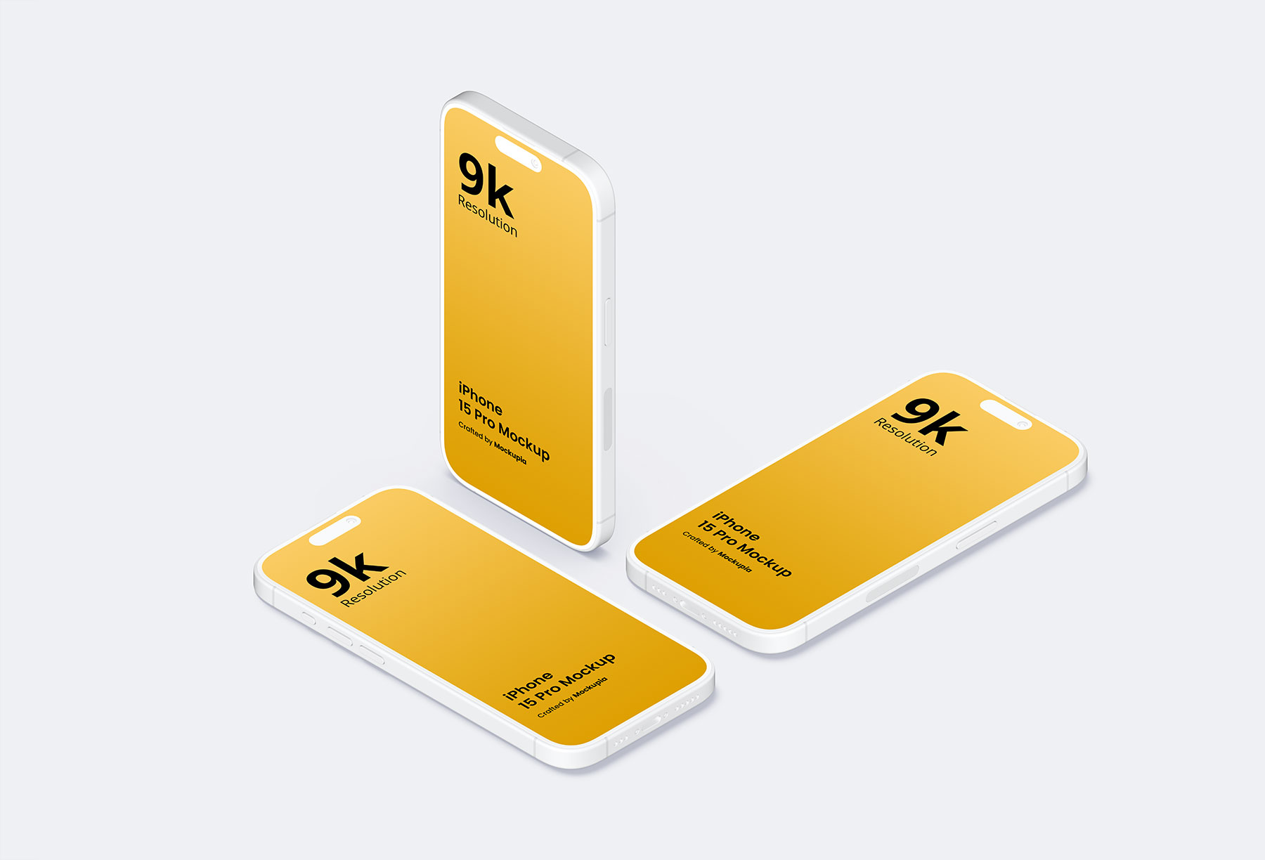 Clay iPhone 16 Pro Free Mockups