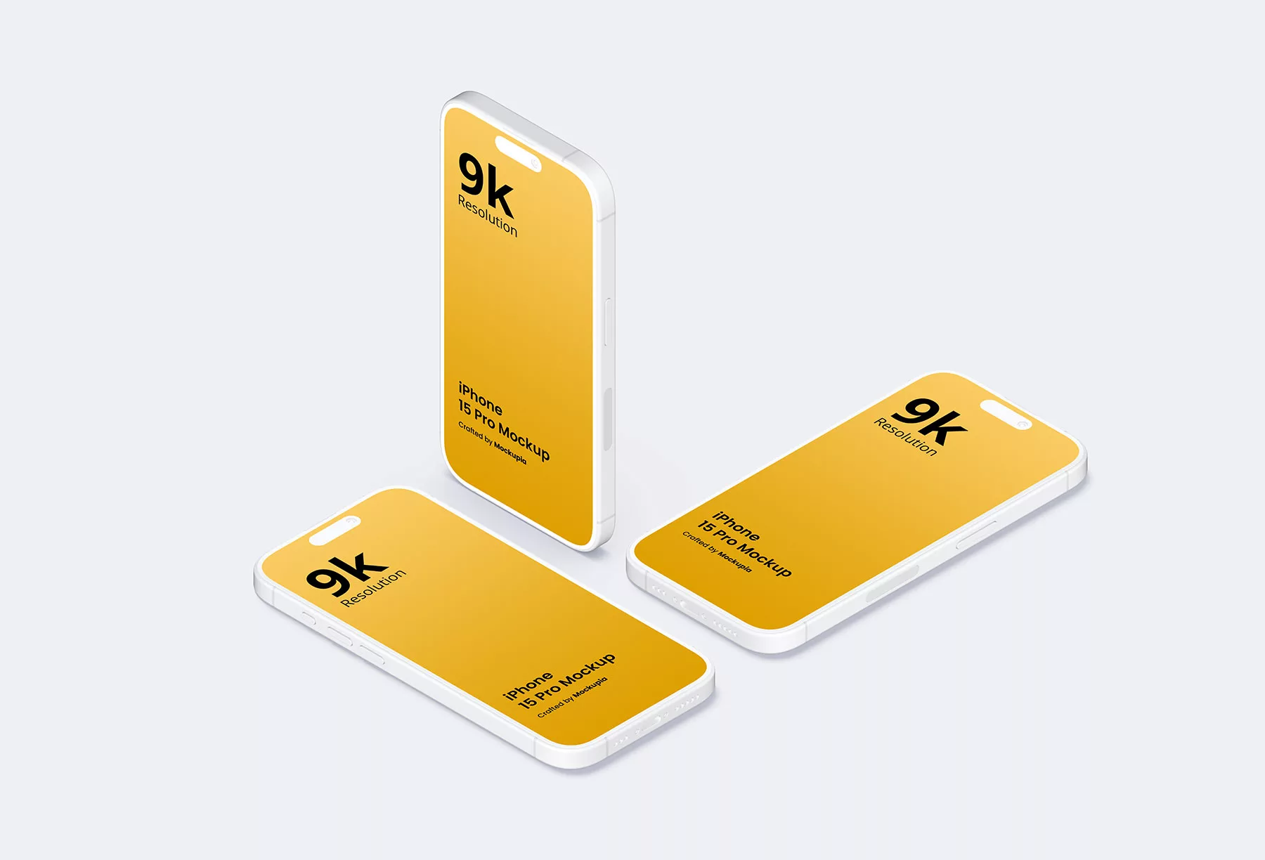 Clay iPhone 16 Pro Free Mockups