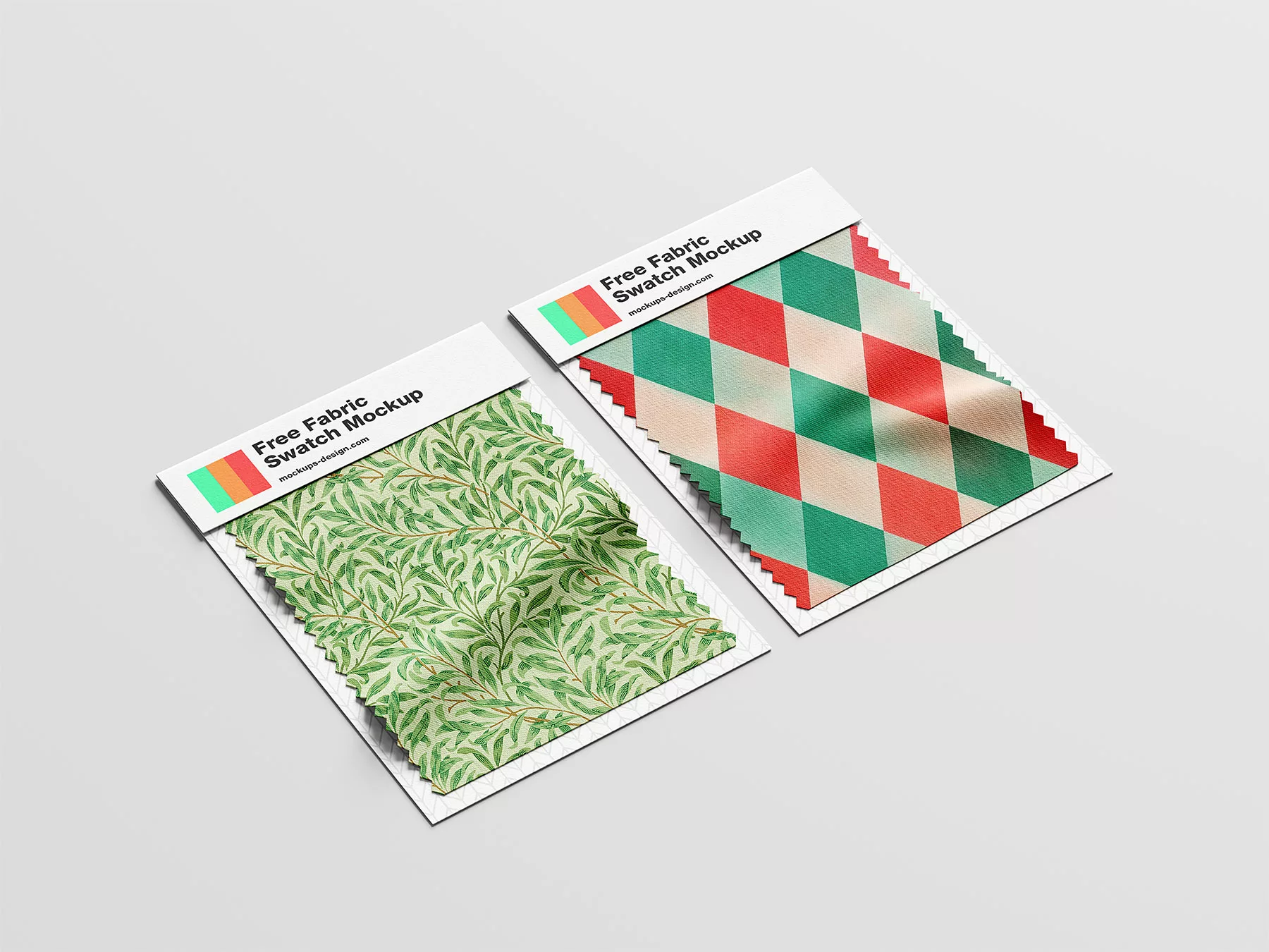 Fabric Swatch Free Mockups