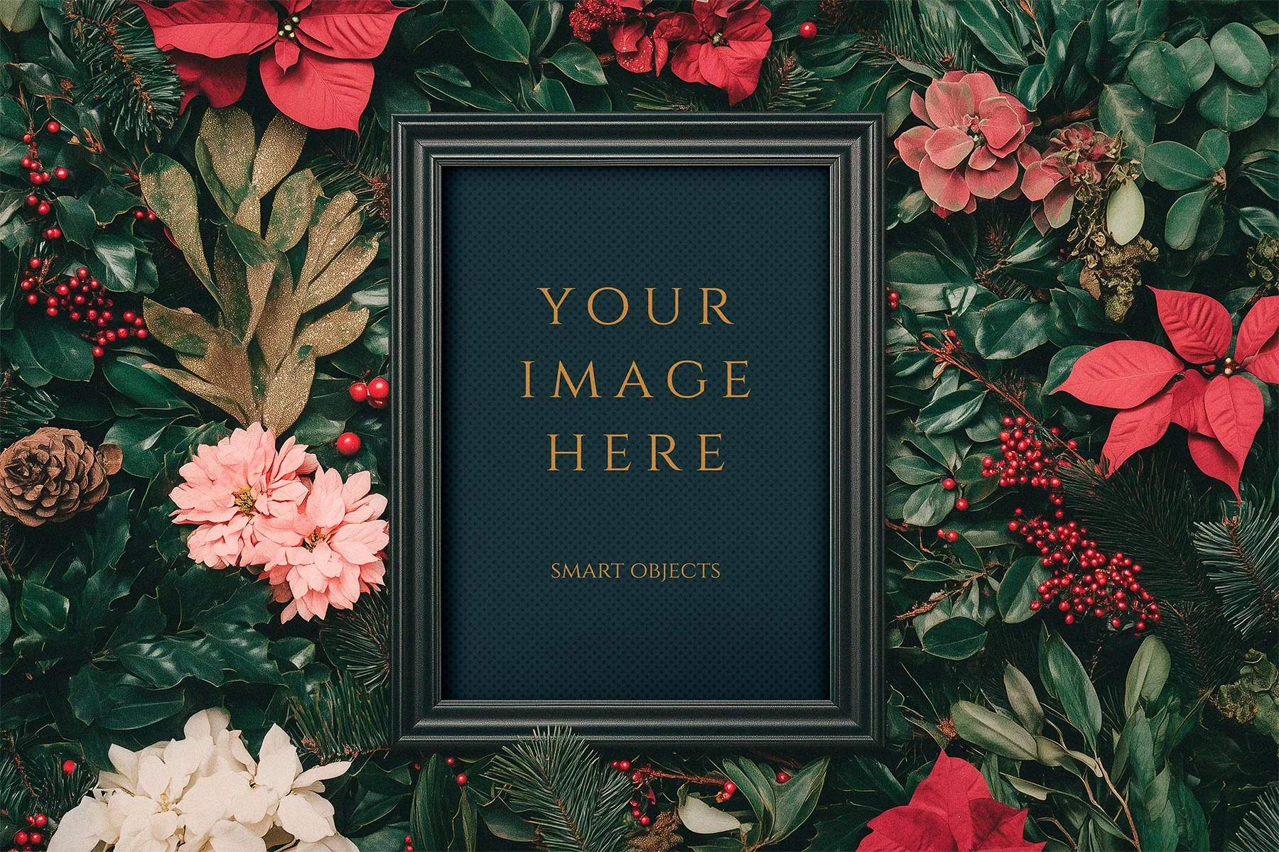 Festive Xmas Poster Frame Mockup