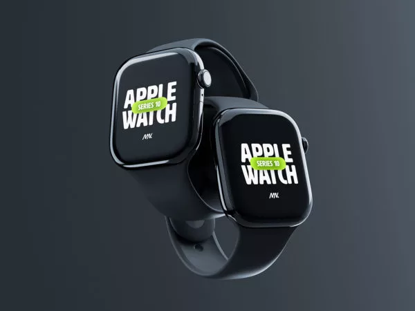 Floating Apple Watch Mockups