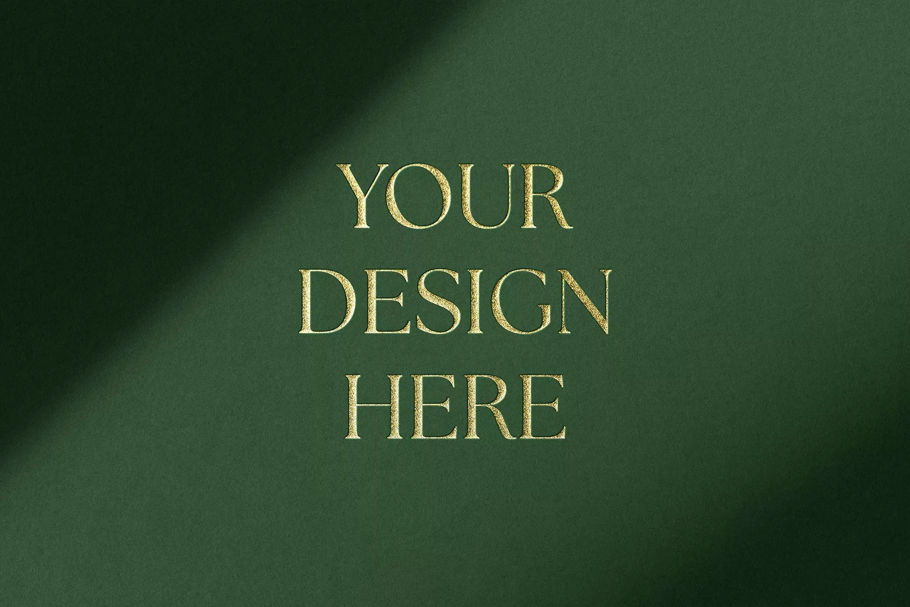 Free Gold Foil Paper Logo Mockup