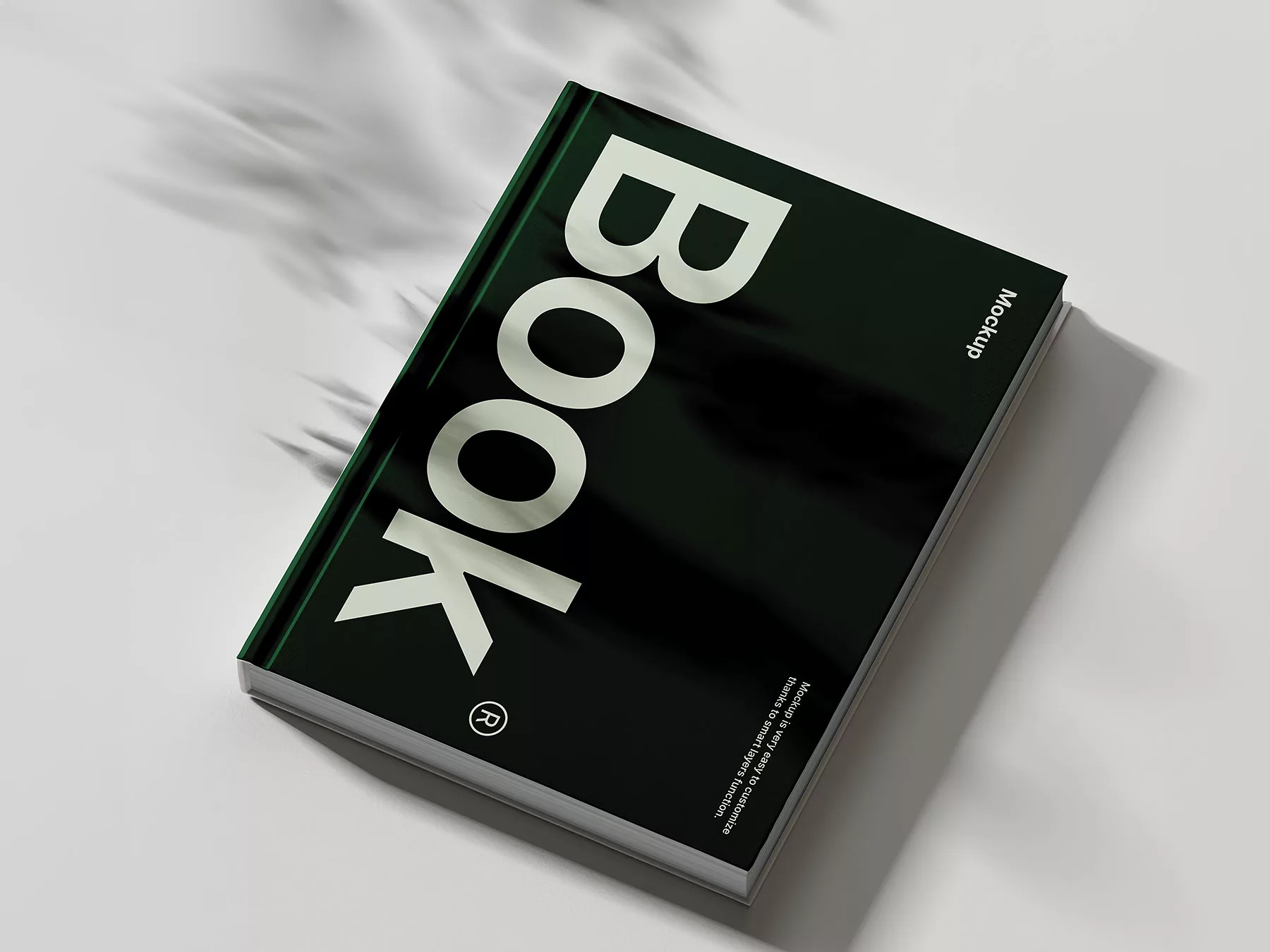 Free Minimalist Book Mockup