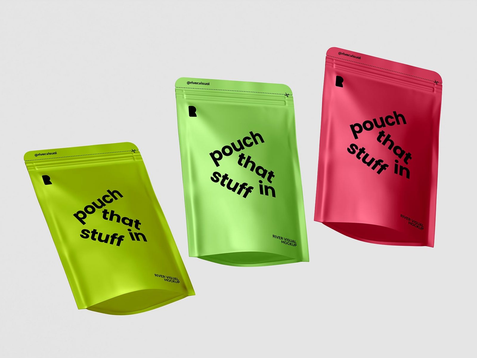 Free Pouch Mockups