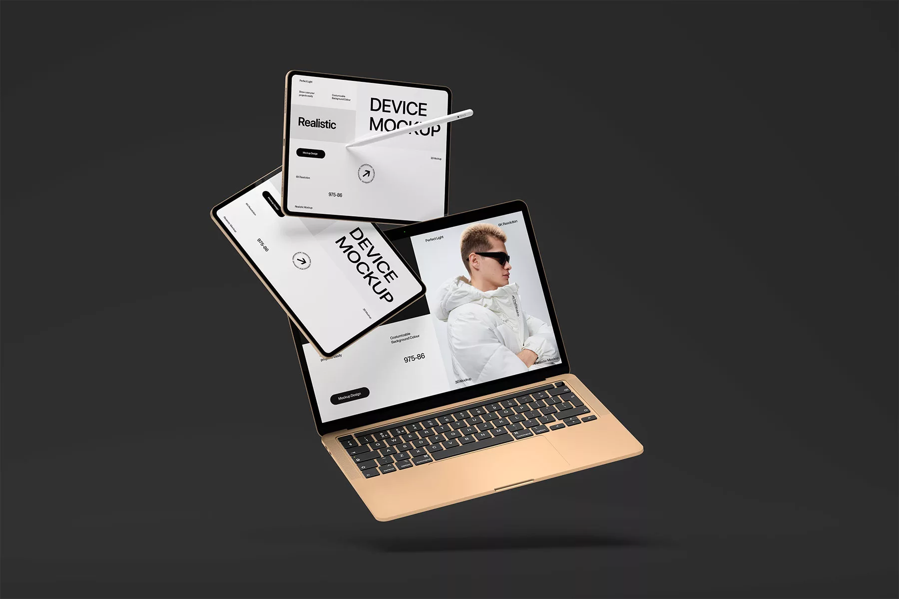 Realistic Device Mockup Free Set