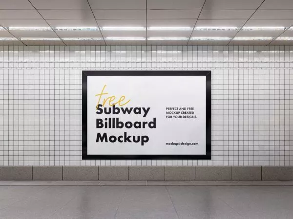 Subway Billboard Mockups