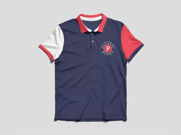 Polo Shirt PSD Mockup (Front and Back)