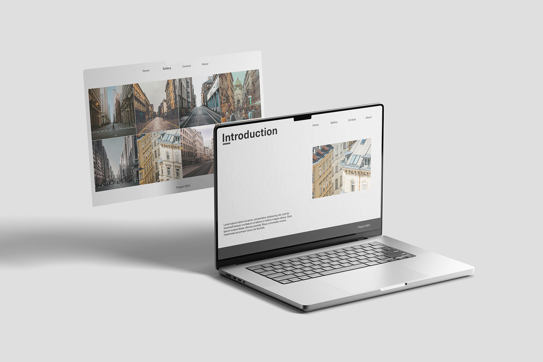 Free MacBook Multi Screen Mockup