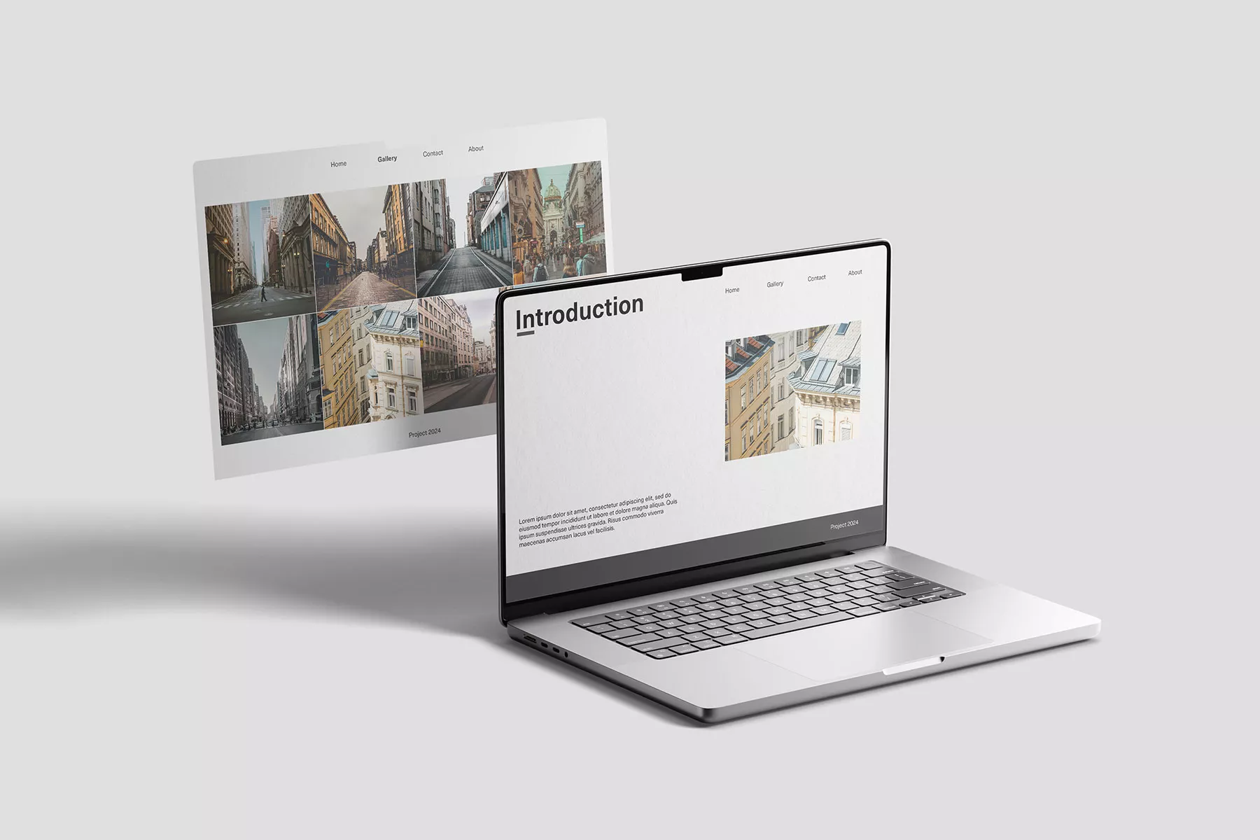 Free MacBook Multi Screen Mockup