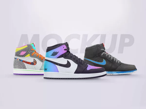 Nike Jordans PSD Mockup