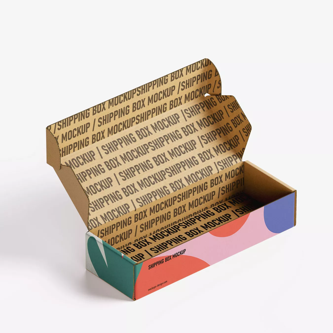 Free Product Box Mockup PSD Packaging