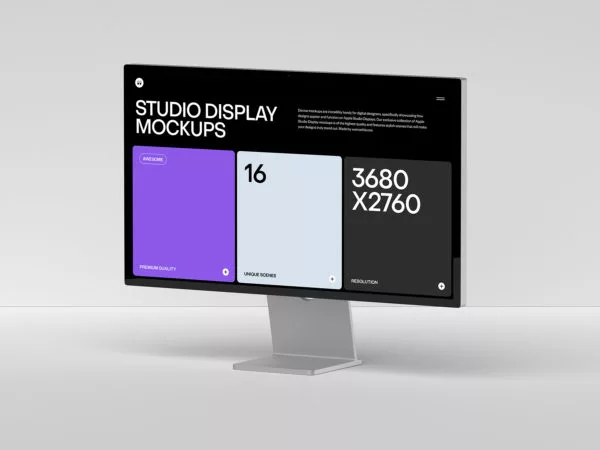 Studio Display Mockup