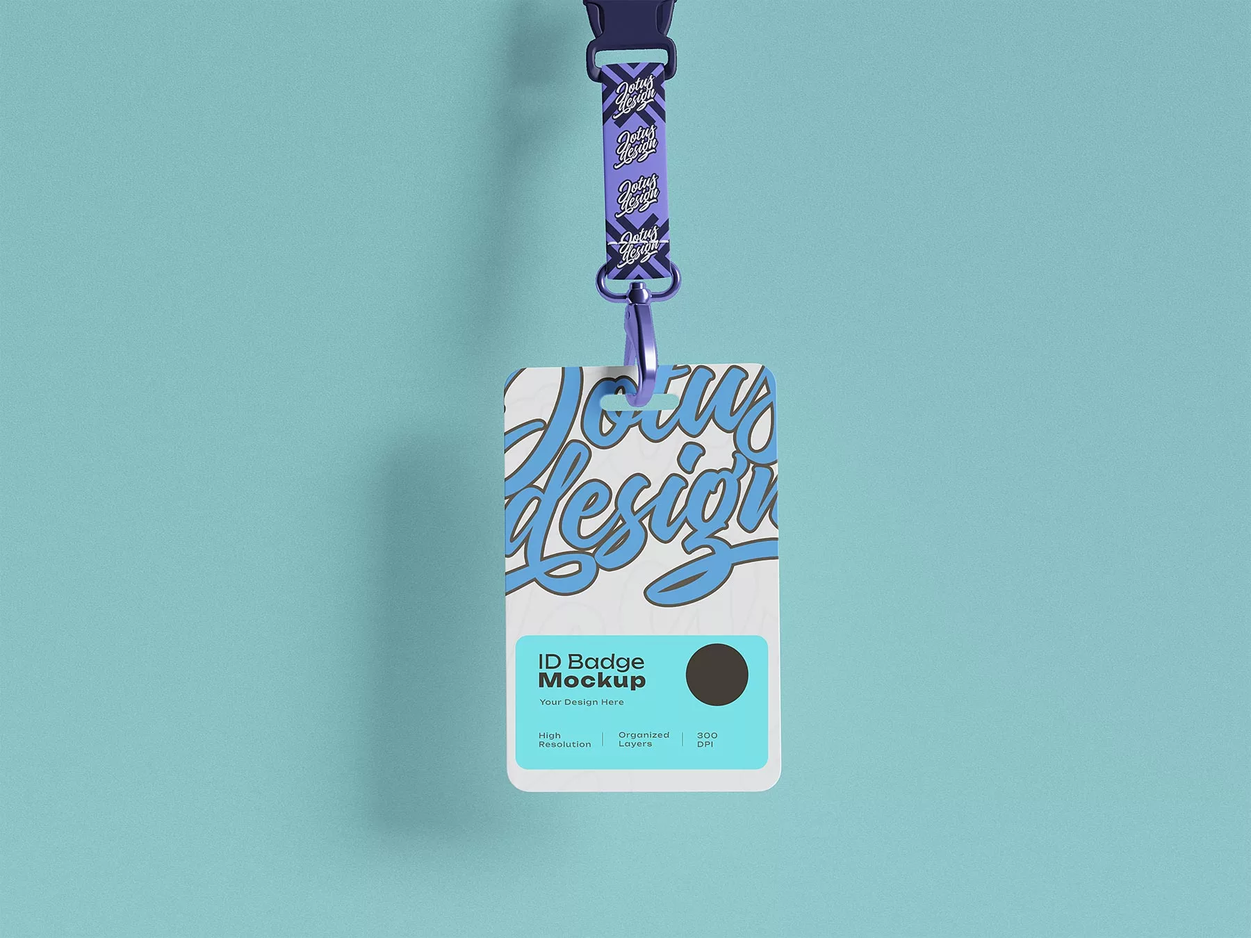 ID Card Badge Free Mockup