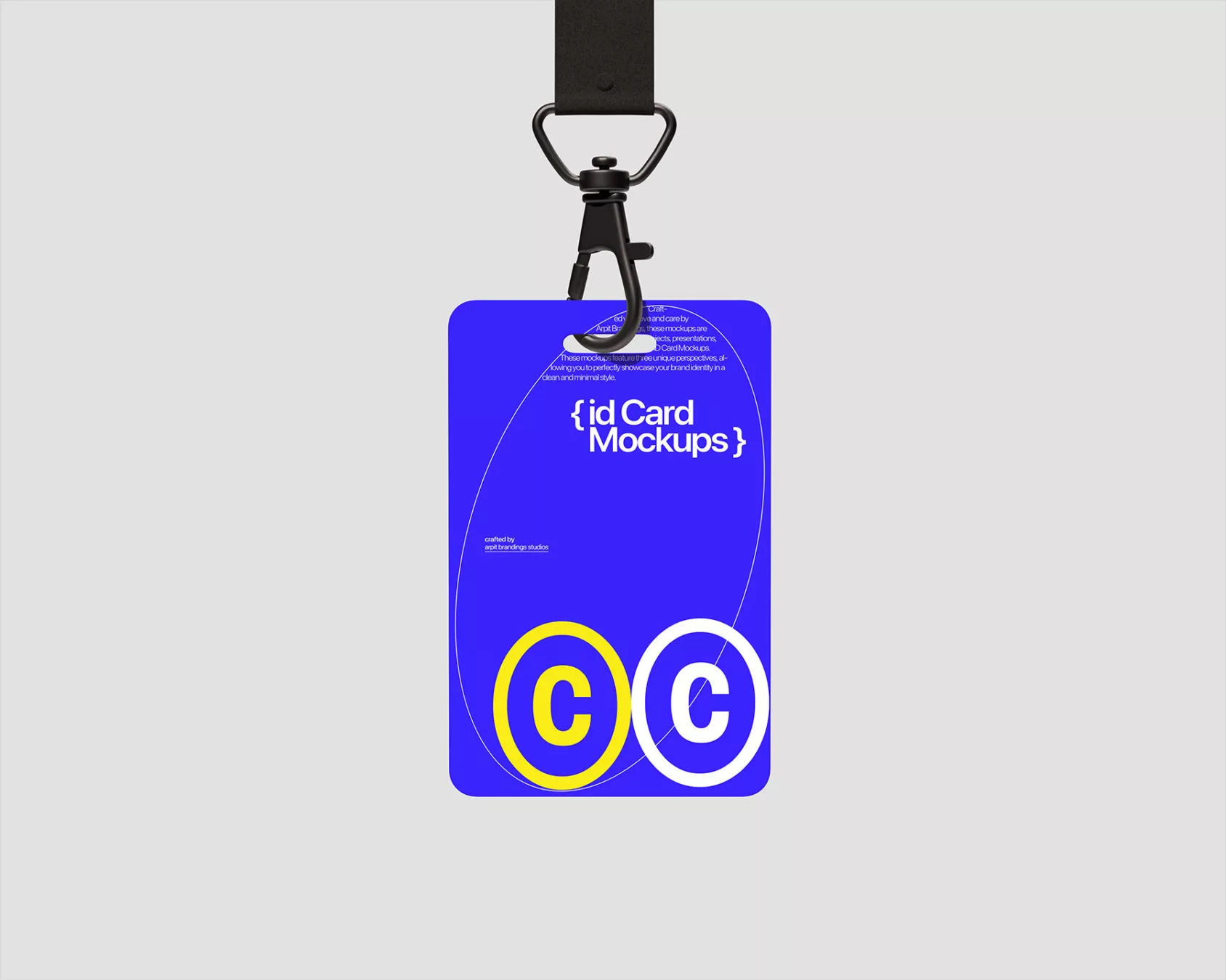 ID Card Branding Free Mockup Set