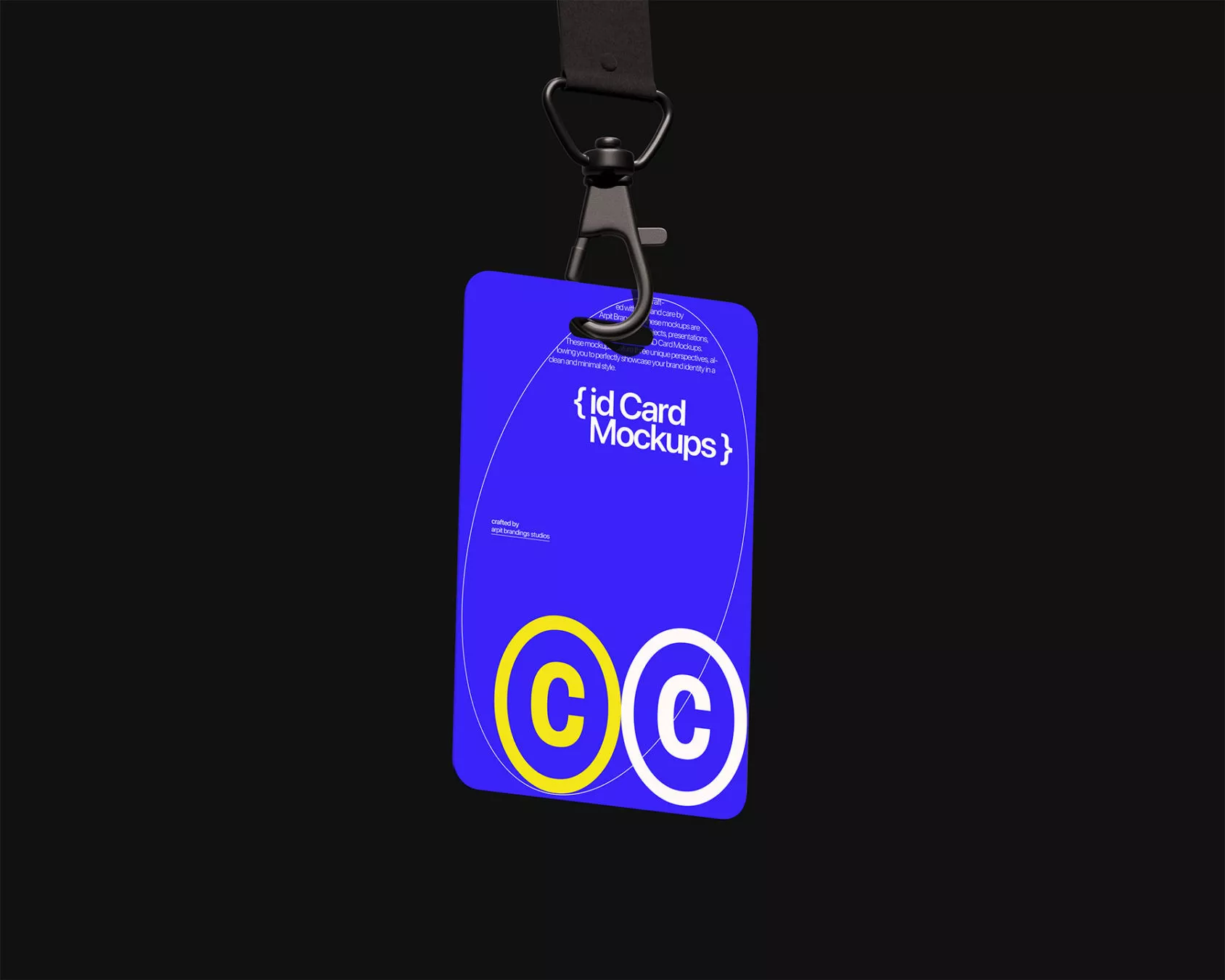 ID Card Branding Free Mockup Set