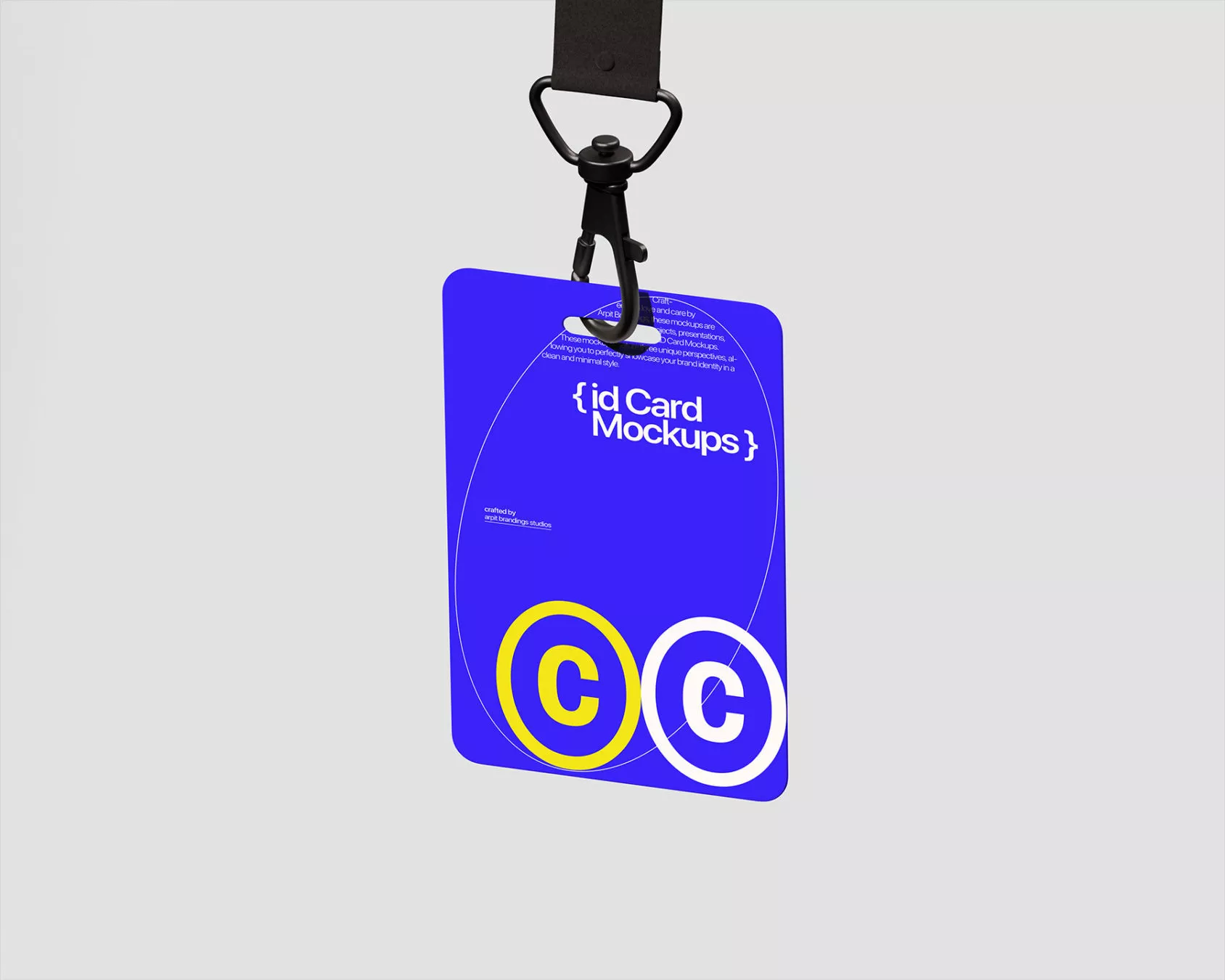 ID Card Branding Free Mockup Set