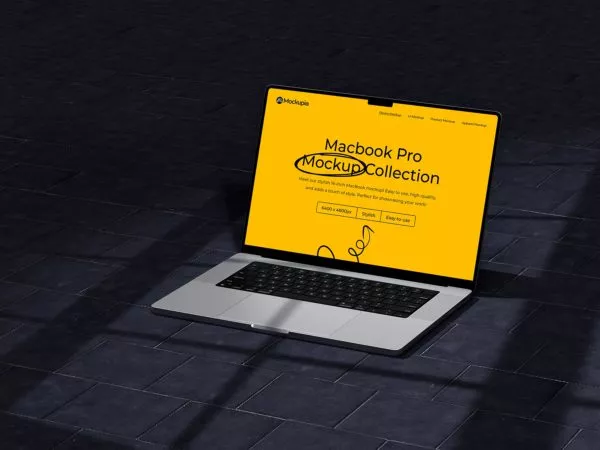 MacBook Pro Screen – PSD Mockup