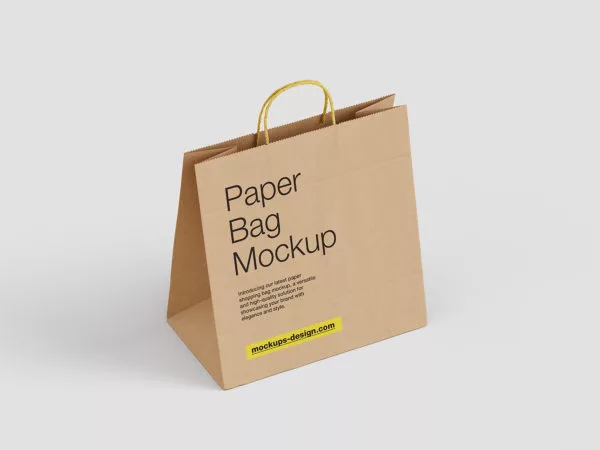 Paper Bag Free Mockup