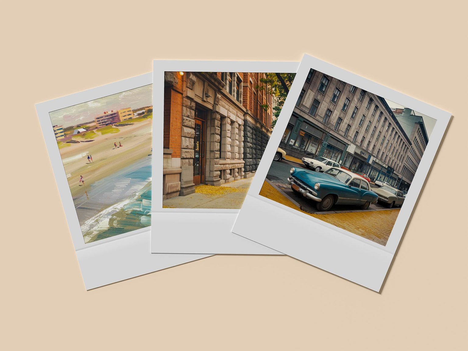 Free polaroid mockup the free mockup