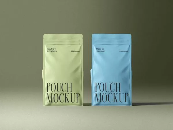 Two Pouch Product Mockups