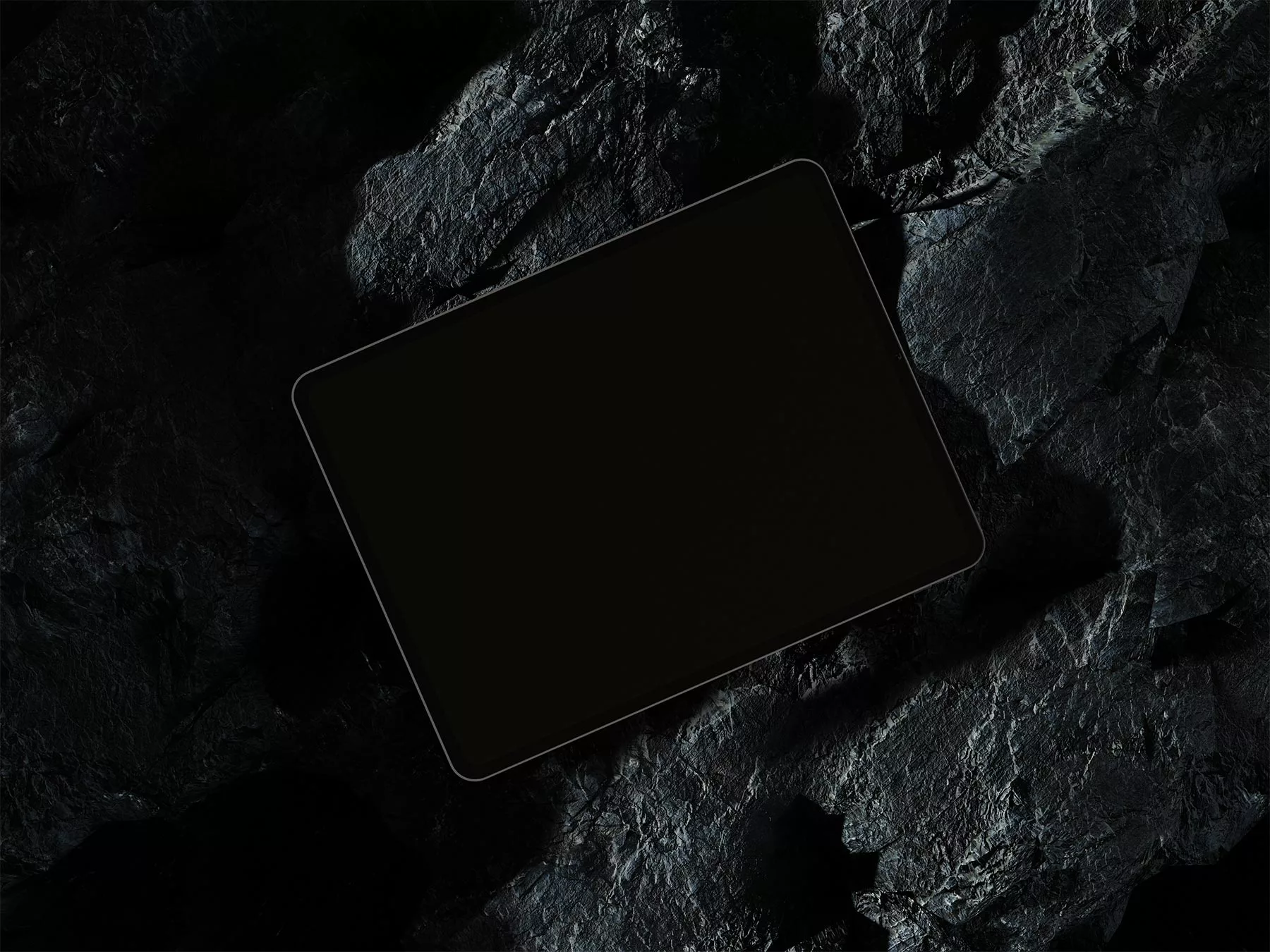 iPad App PSD Mockup – Black Rock Scene