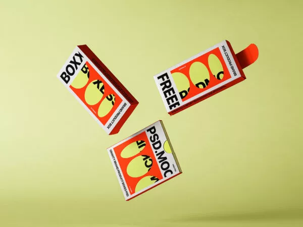 Product Boxes Branding Mockups