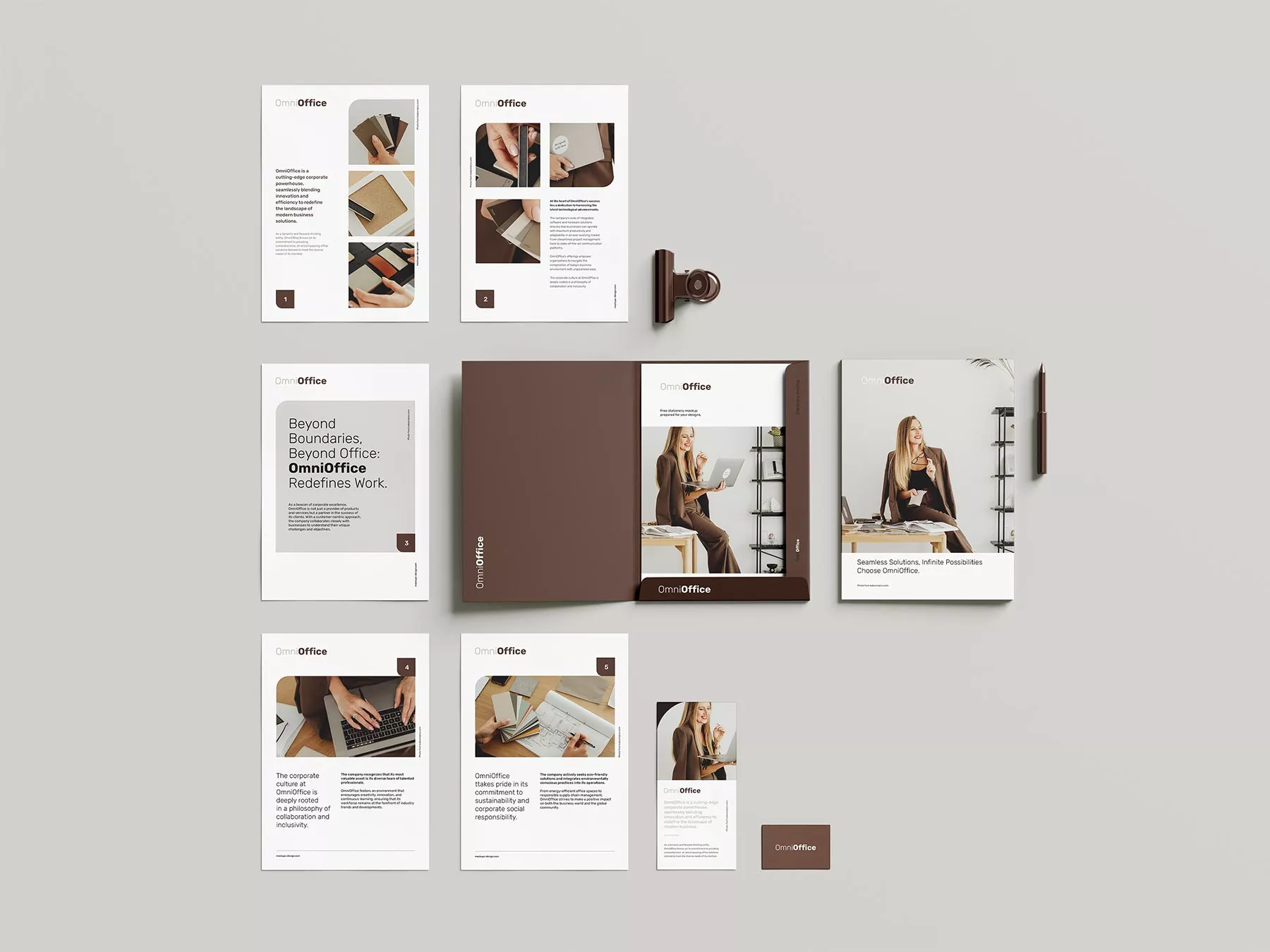 Brand Identity Stationery Mockup