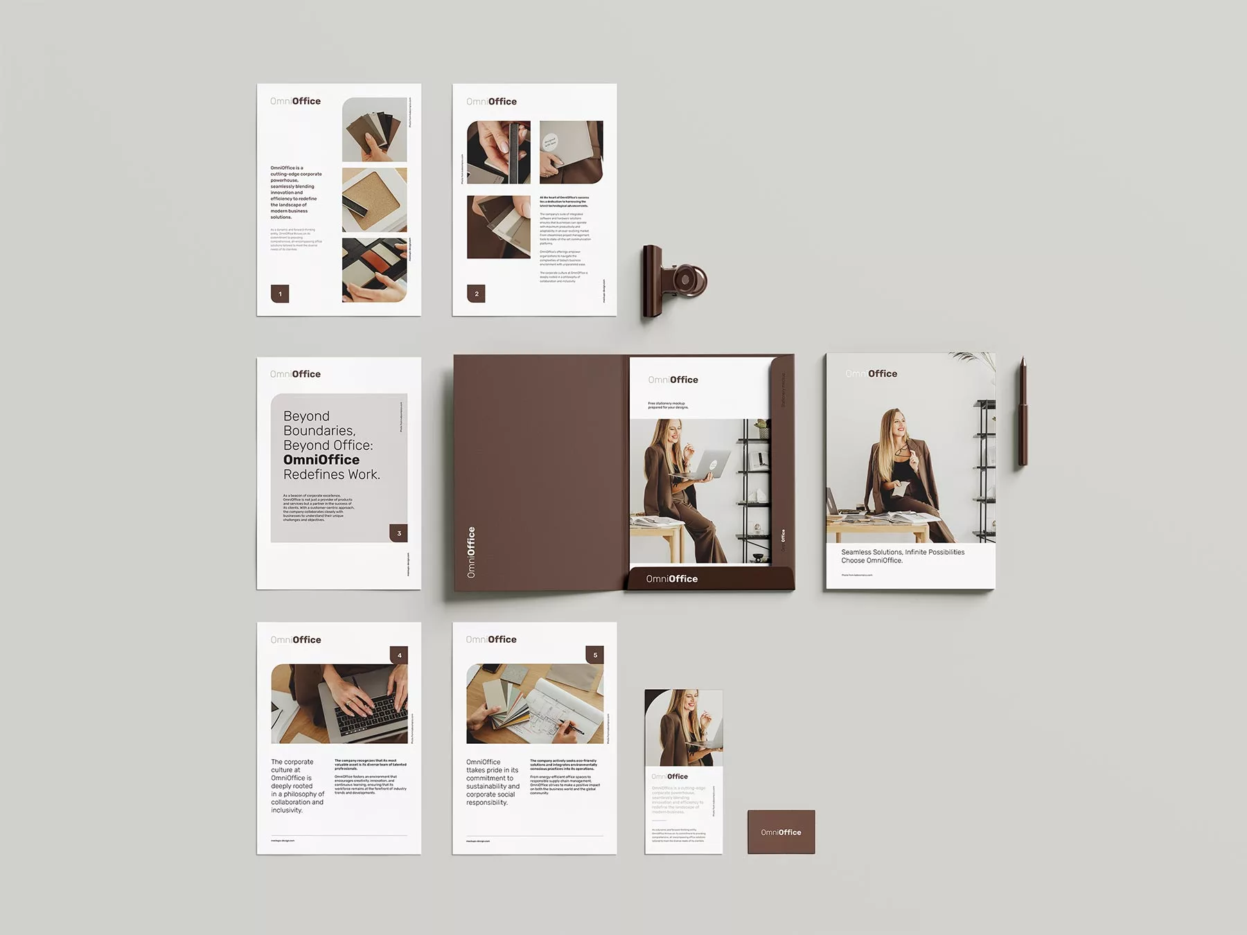 Brand Identity Stationery Mockup