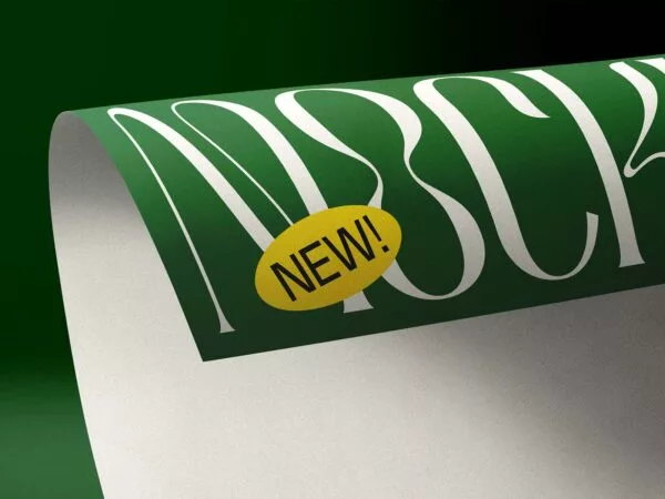 Close-Up Paper Logo Mockup