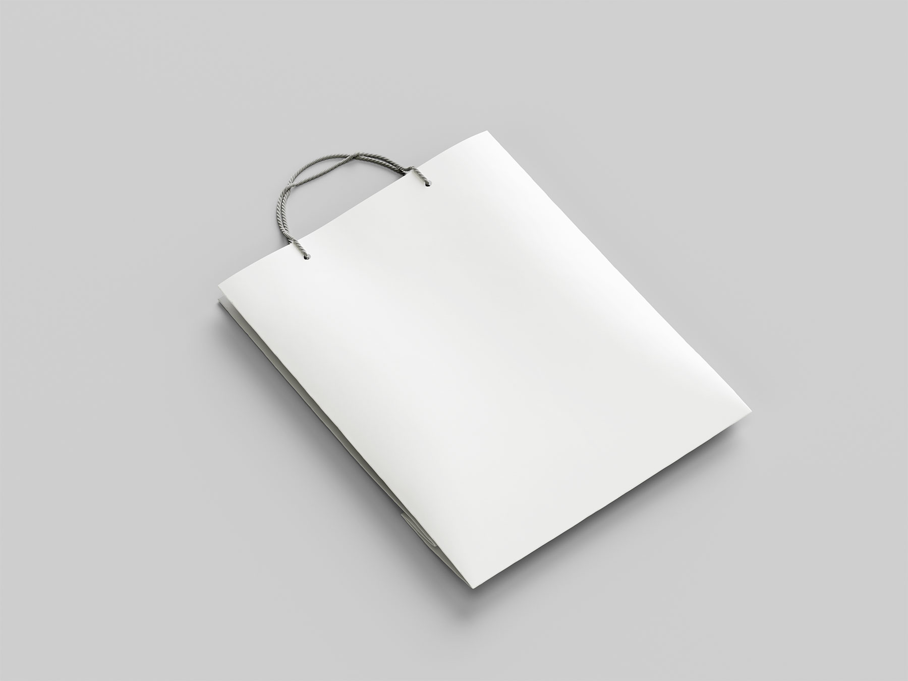 Folded Paper Bag Mockups