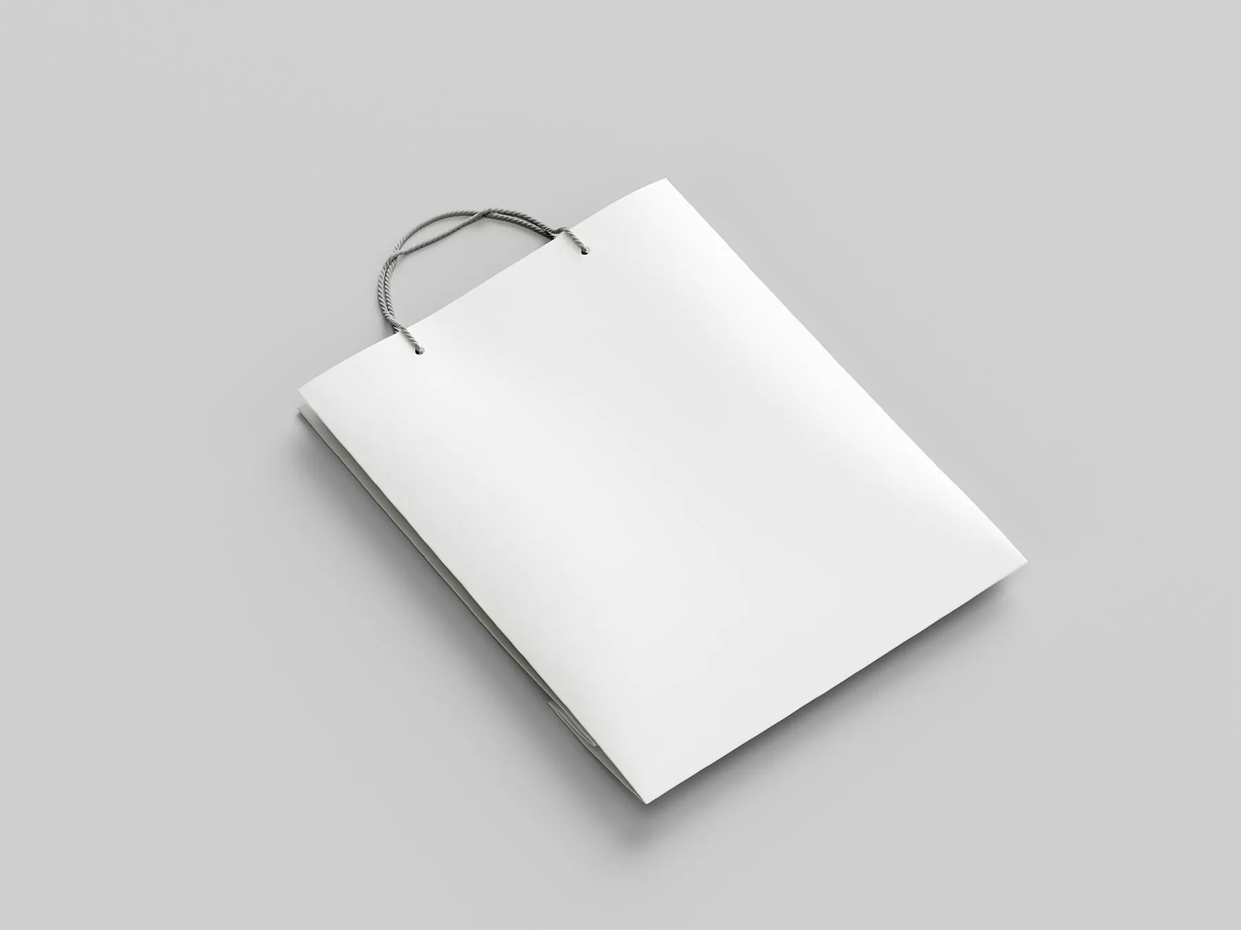 Folded Paper Bag Mockups