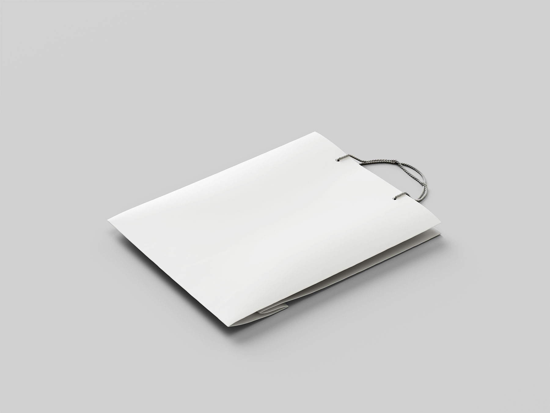 Folded Paper Bag Mockups