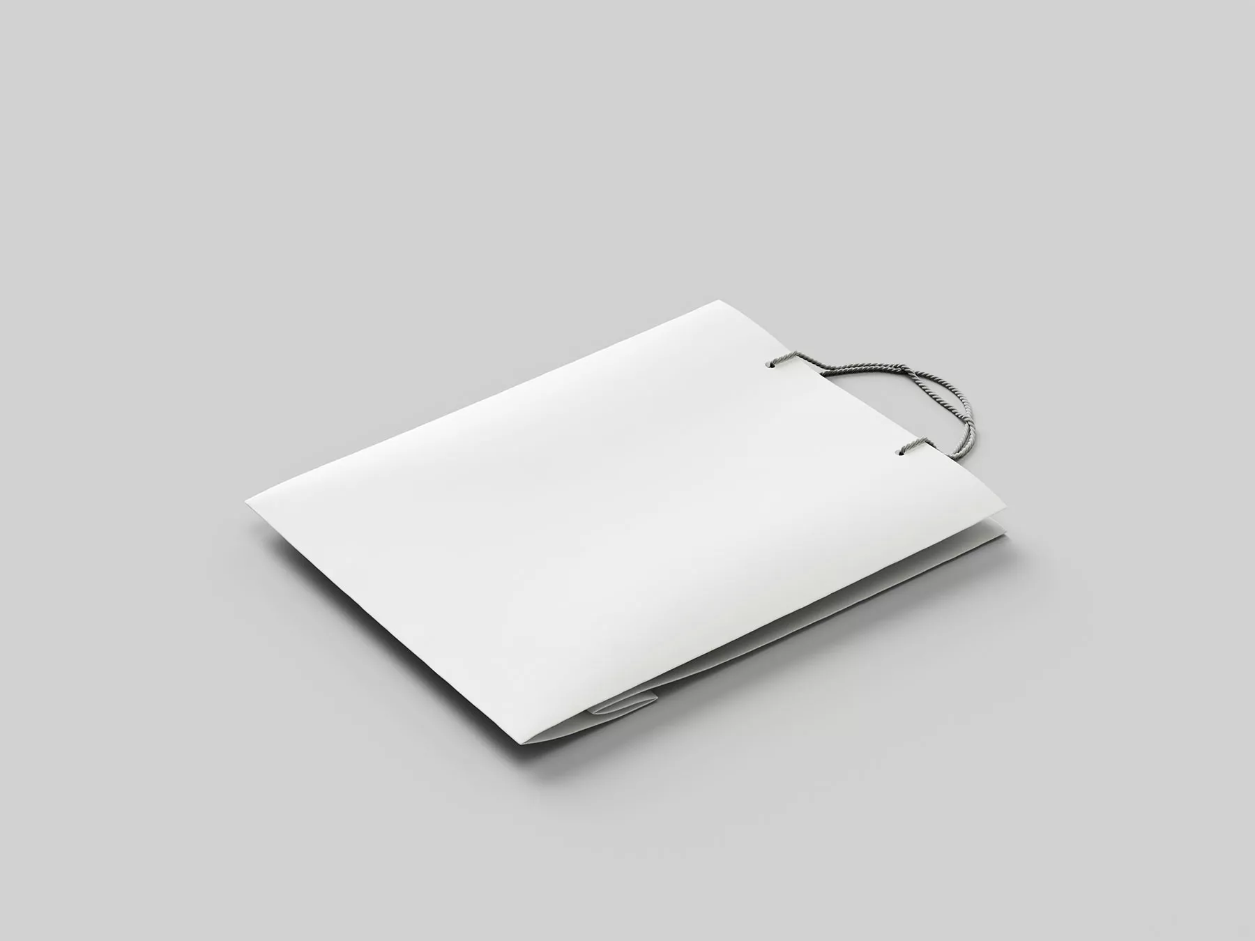 Folded Paper Bag Mockups