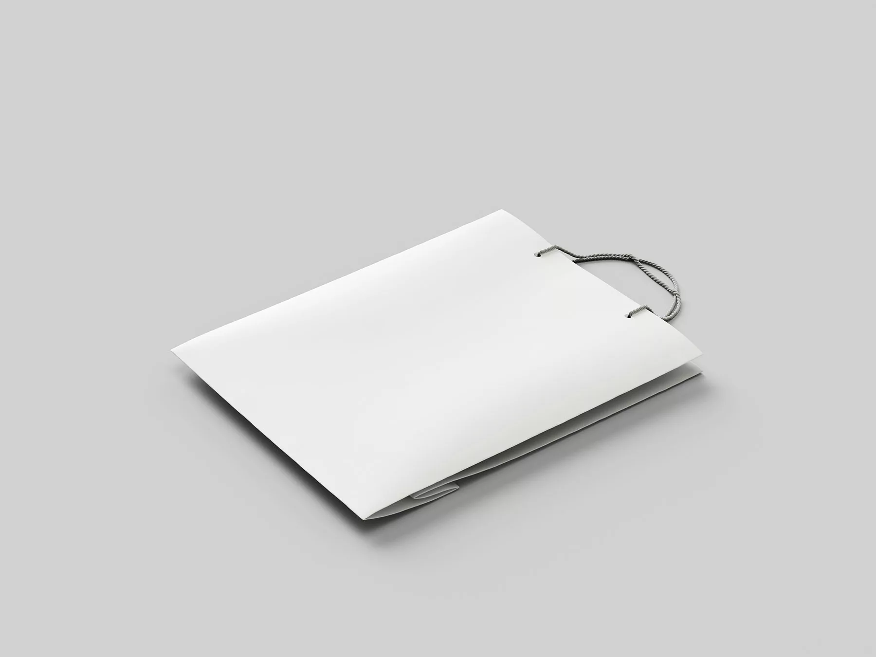 Folded Paper Bag Mockups
