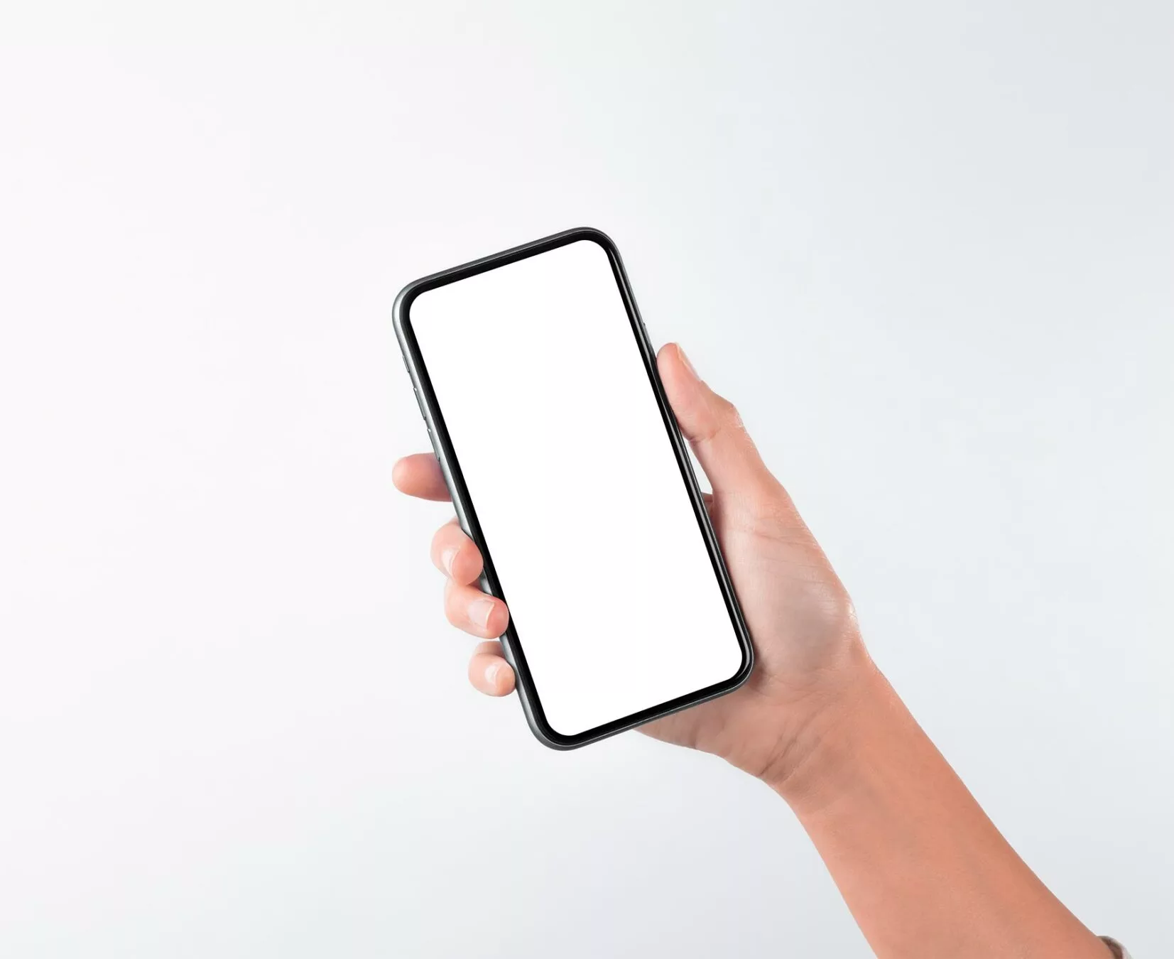 Hand Holding Phone Mockup